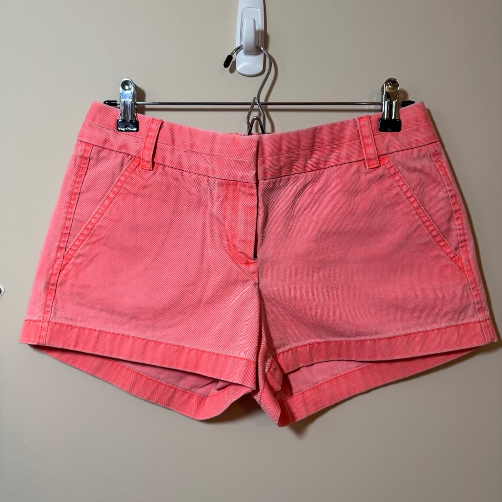 J.Crew Coral Chino Shorts